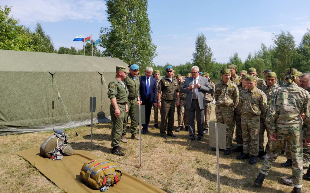 церемония открытия военно-патриотического лагеря «Призывник»