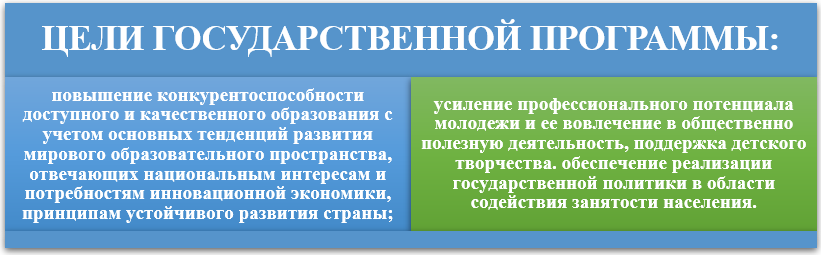 цели государственной программы